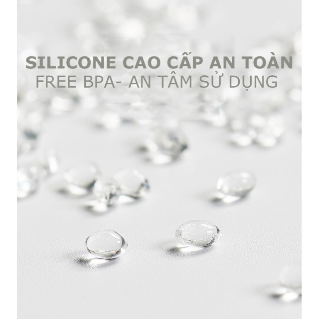 1 - 2 Núm ty, núm vú silicon Plus siêu mềm cổ hẹp thay thế Kichilachi Kichi đủ size S, M, L, Y