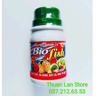 Phân bón dịch đạm cá bio - fish 10-5-5 mập cây, dày lá chai 100ml