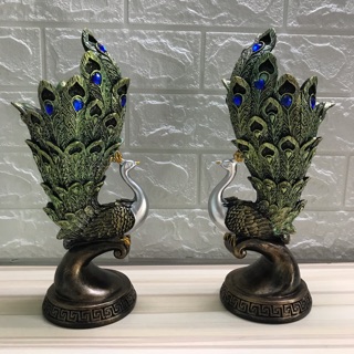 Bình cắm lông công đế bằng