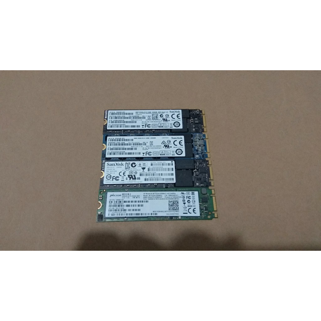 Ổ Cứng SSD M2 Sandisk 256GB Và M2 Micron 256GB Hàng Zin Giá Chỉ 800K