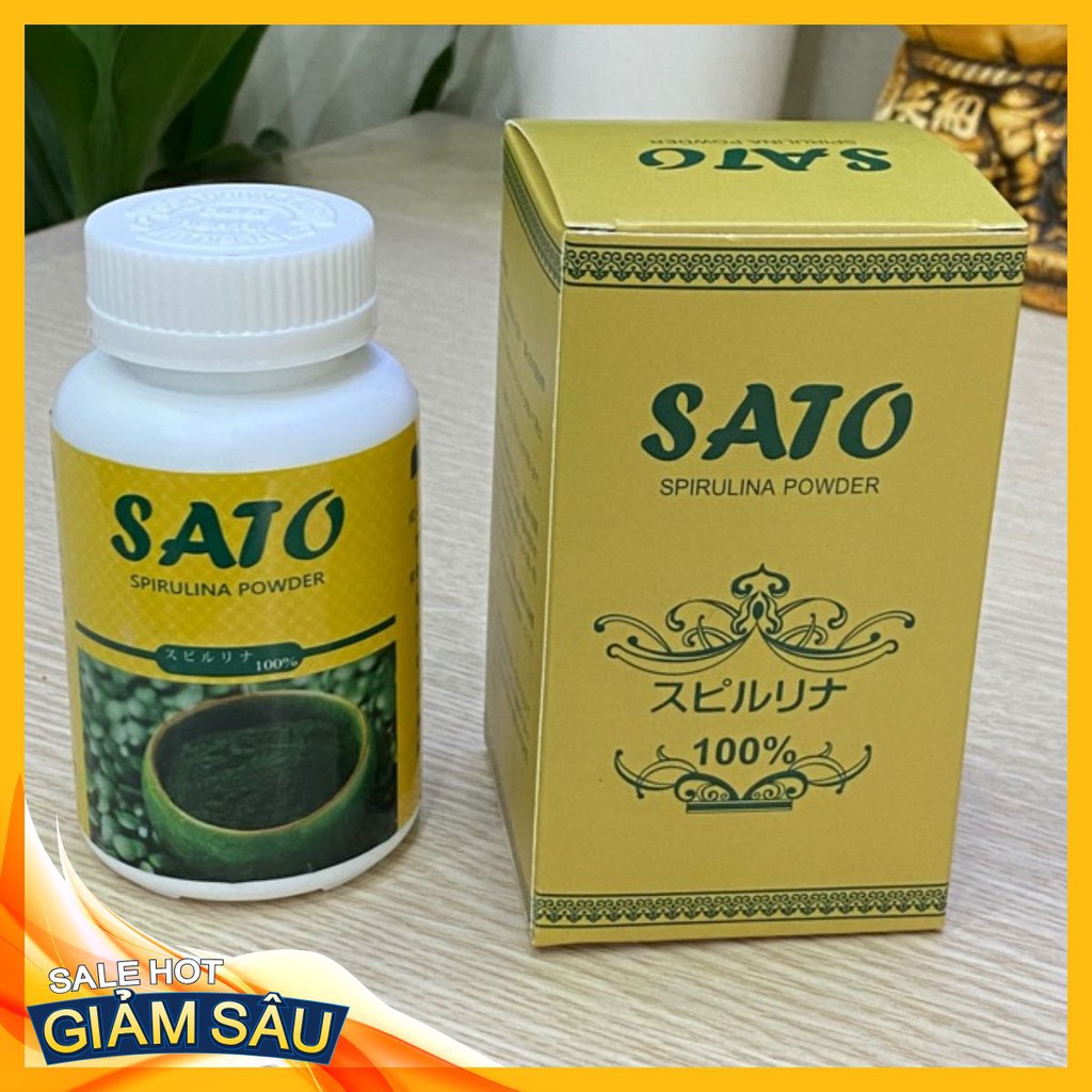 Tảo sato Cấy tảo xoắn SPIRULINA dạng bột