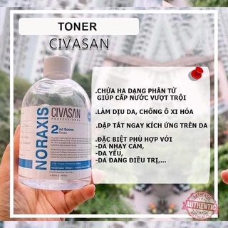 Toner Civasan Cấp nước phục hồi da