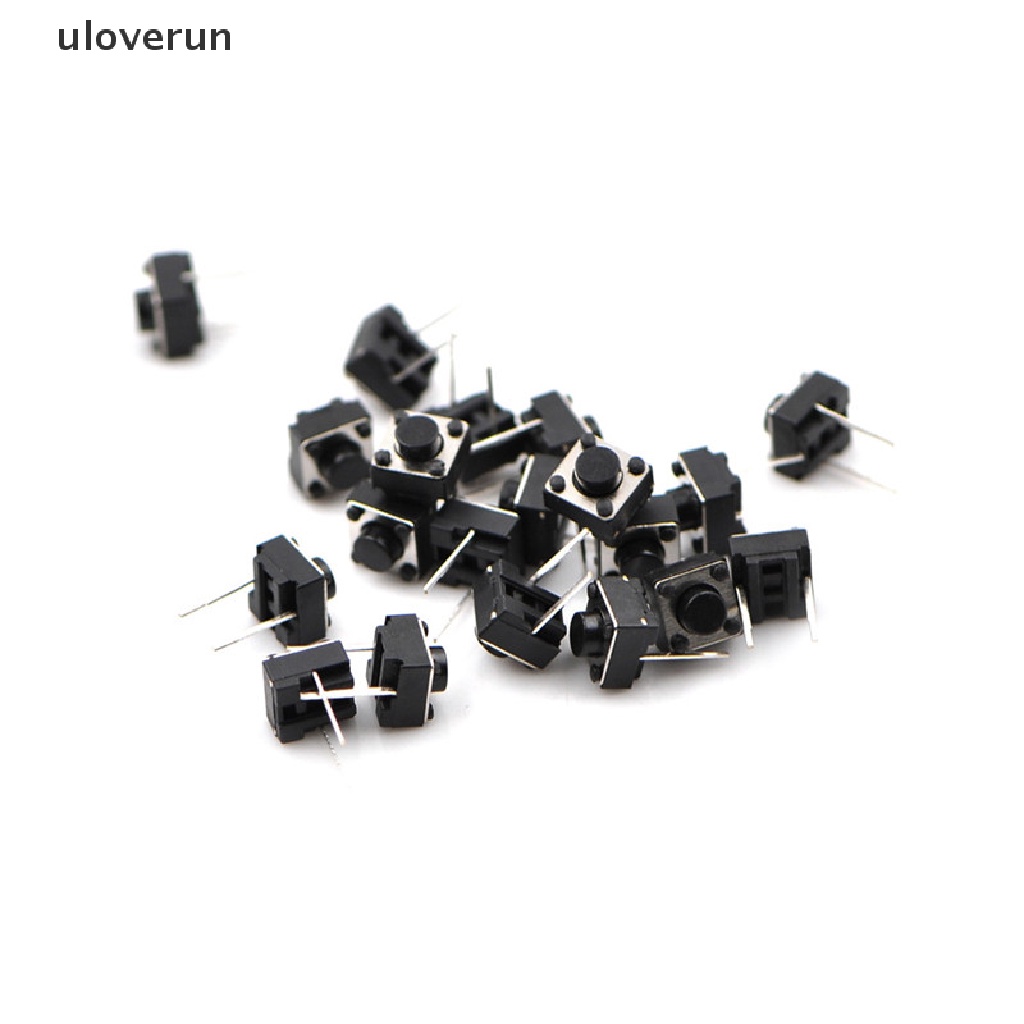 Set 20 Công Tắc Nhấn 2 Chấu 6 * 6 * 5mm Chuyên Dụng