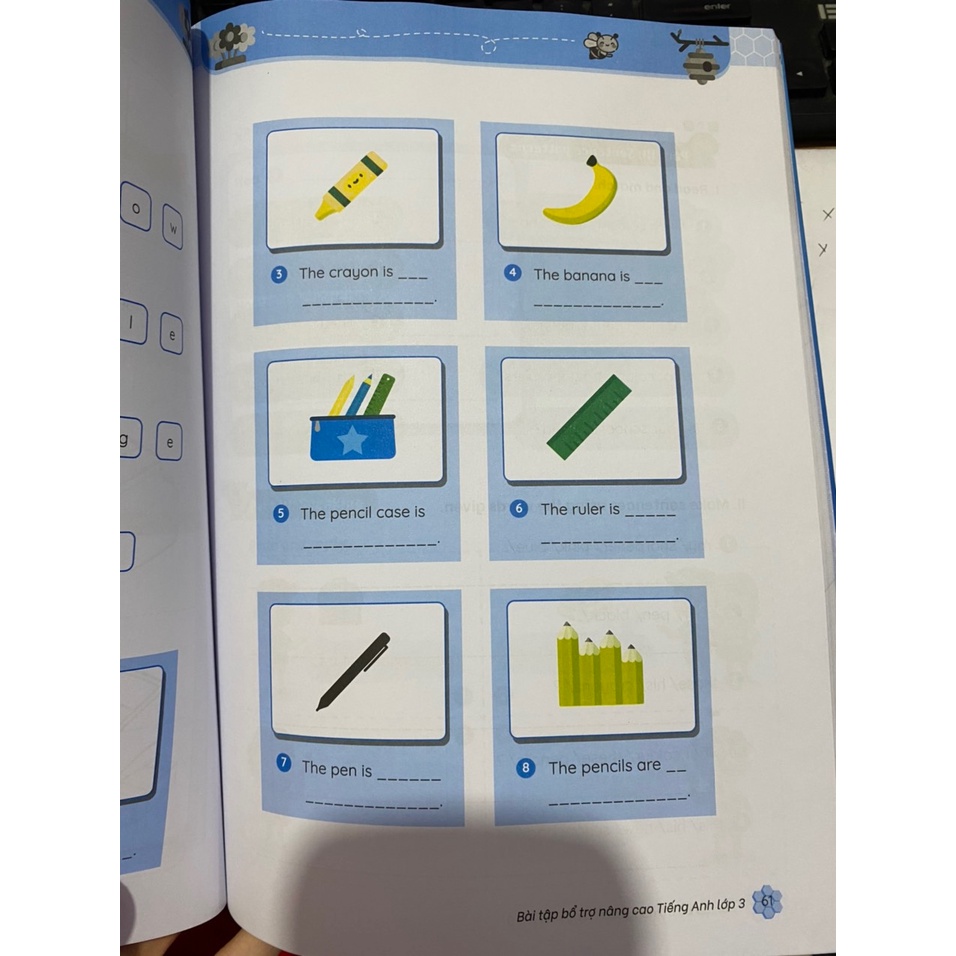 Sách - Bài tập bổ trợ nâng cao tiếng anh lớp 3 ( Megabooks )