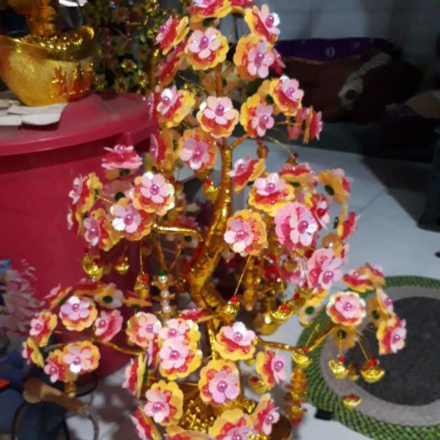 Hoa anh đào thỏi vàng 60cm