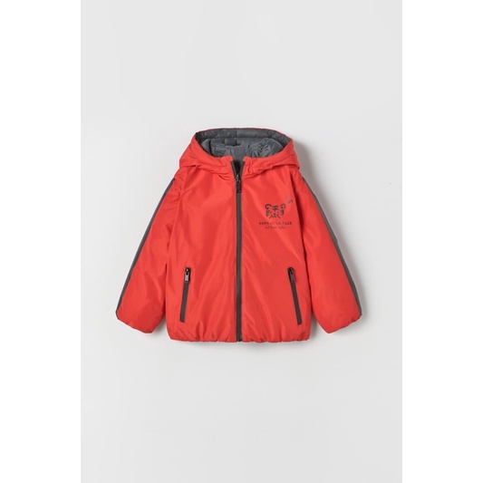 Áo khoác đỏ ấm áp mặc được cả hai mặt săn sale china sz 2-3y