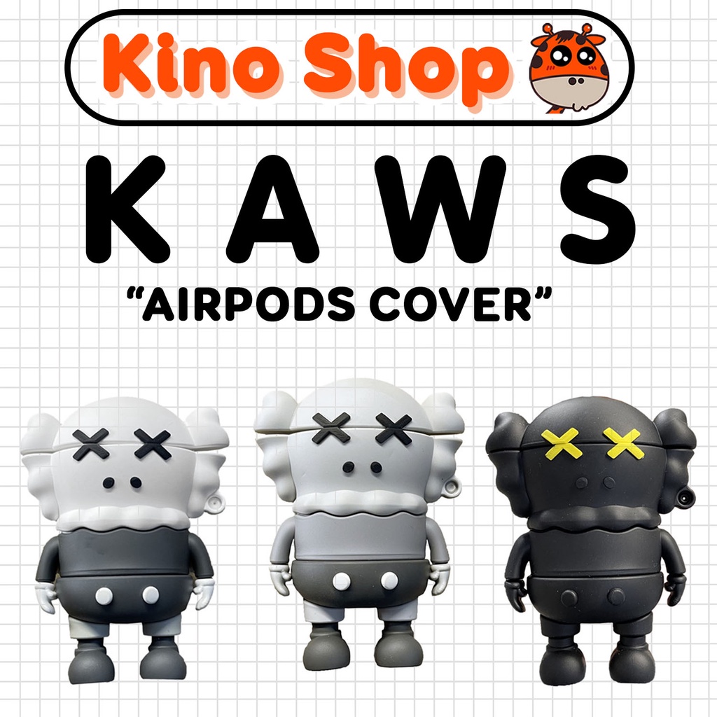 Vỏ ốp case airpod airpods Kaws mẫu mới  bảo vệ hộp tai nghe không dây bluetooth 1/2/Pro/i12/i9/i7/tws KinoShop