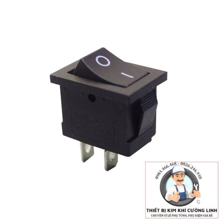 Công Tắc Bập Bênh 6A 250V 2 Chân , Công Tắc ON/OFF Đen mini 👉Giá thợ, hàng chất lượng👈 ⚡️𝐅𝐑𝐄𝐄 𝐒𝐇𝐈𝐏⚡️