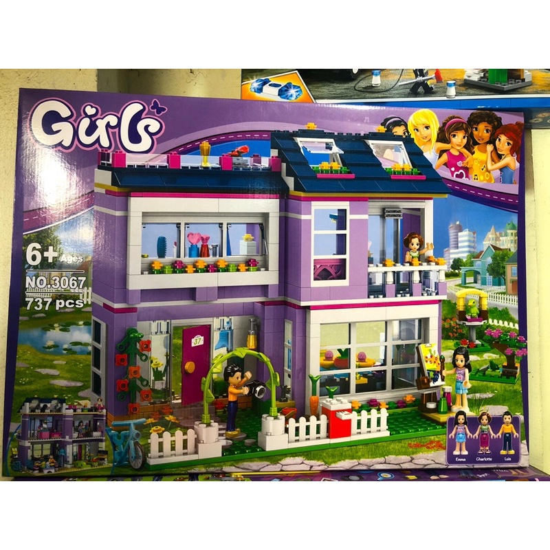Lắp Ráp No.3067 - friends Ngôi Biệt Thự Của Emma 737 Mảnh Ghép