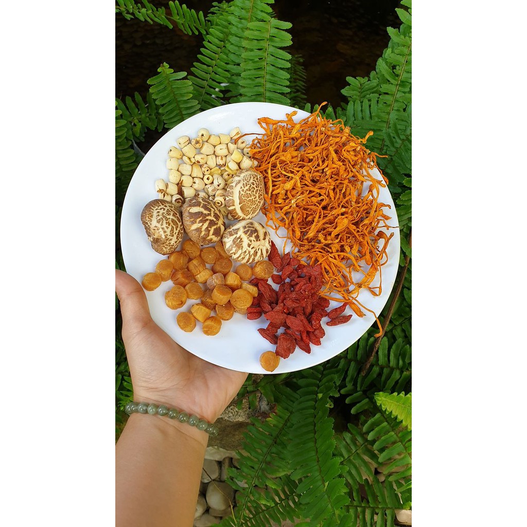 Set canh cồi điệp bông trùng thảo