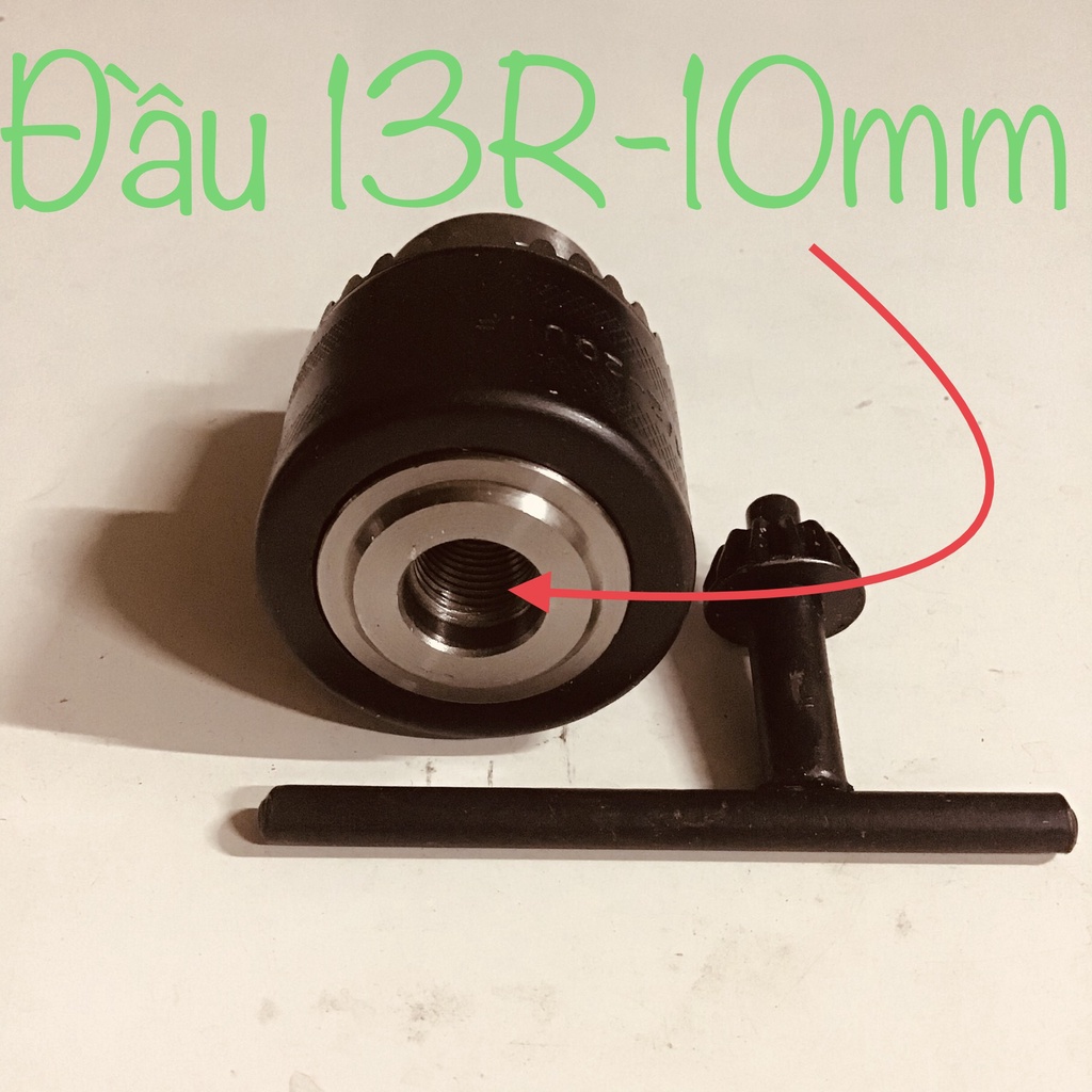 Đầu khoan sắt 13mm trục ren 10mm