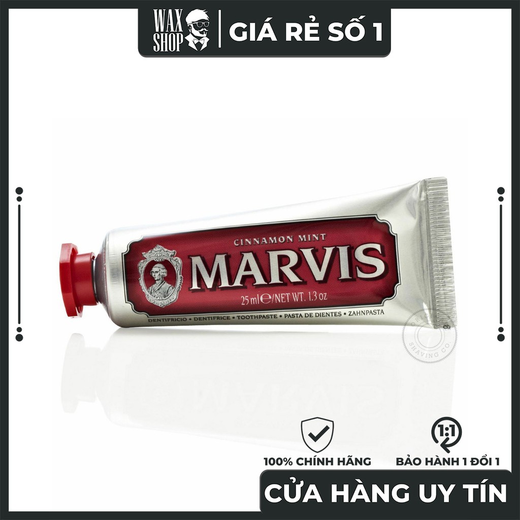 Kem Đánh Răng Cinnamon Mint - Marvis (Italia)  [NỘI ĐỊA Ý]  Giúp Làm Trắng Răng, Đánh Bật Mảng Bám.