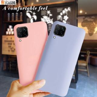 Ốp điện thoại silicon mềm màu kẹo đơn giản dành cho Huawei P40 Pro P40 Lite P40 Huawei Nova 7i Nova 5T