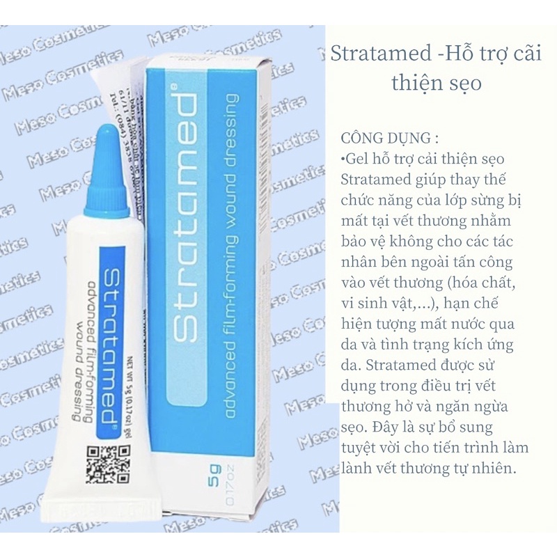 STRATAMED – GEL NGĂN NGỪA VÀ HỖ TRỢ MỜ SẸO HIỆU QUẢ