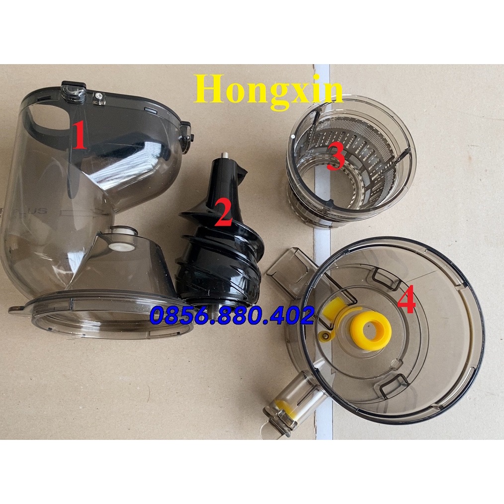 Phụ kiện chính hãng máy ép chậm Hongxin RH312, RH313 hàng tách bộ