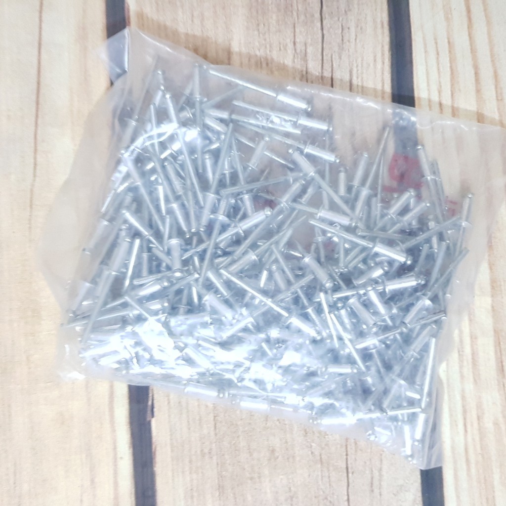 Gói đinh rút rive nhôm 3x10mm-4x10mm-5x10mm trọng lượng 500gram