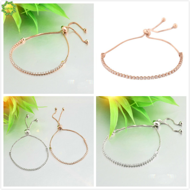 Vòng Tay Đính Đá Zircon Lấp Lánh Thời Trang Nữ Thanh Lịch