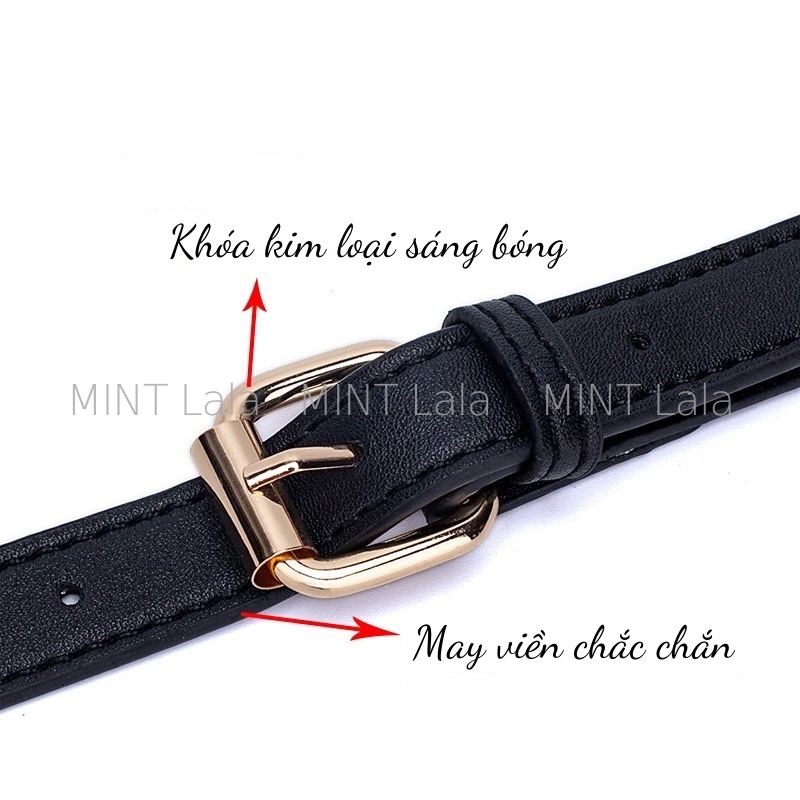 Dây Đeo Túi Xách Thay Thế Bằng Da Bản Nhỏ Nhiều Màu Loại Đẹp