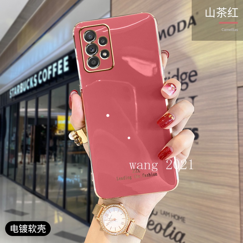 Ốp Điện Thoại Silicone Mềm Mạ Điện Cho Samsung Galaxy A53 A33 A73 A23 LTE M23 M33 5G A13 4G