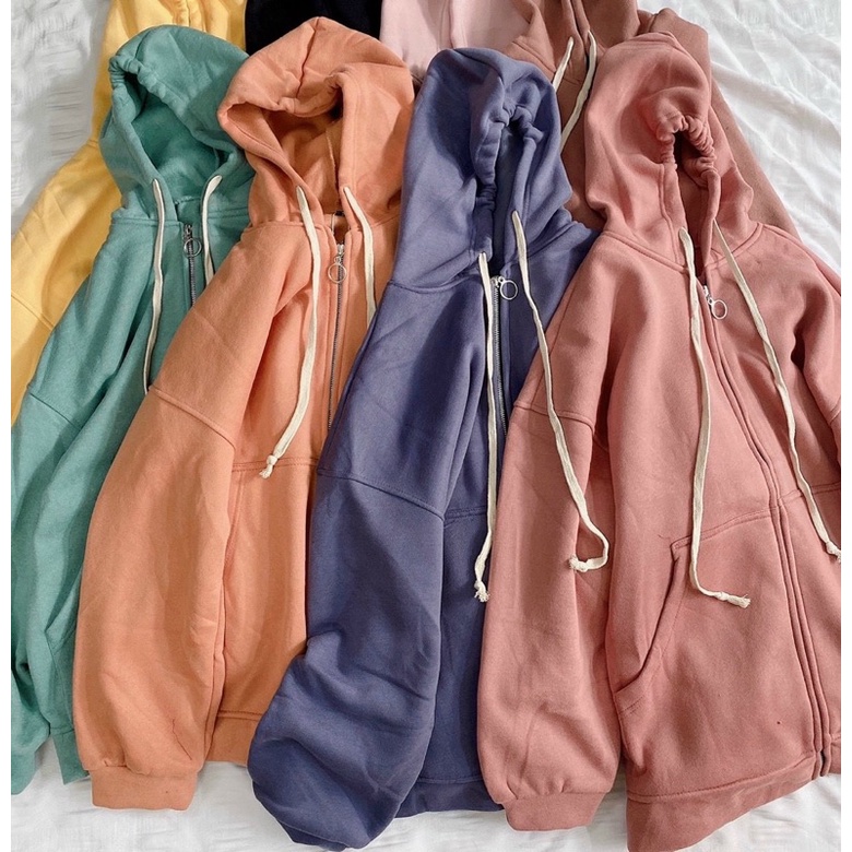 Áo khoác Nỉ Hoodie Quảng Châu Lót Bông Dày Dặn Loại 1