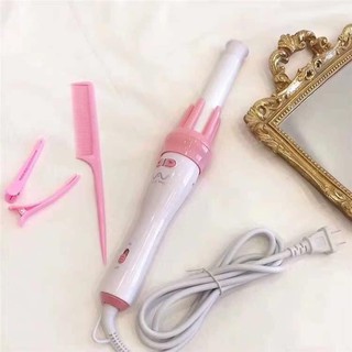 Máy uốn tóc - Máy làm xoăn giả tự động xoay quanh trục 360 độ, cho mái tóc bồng bềnh