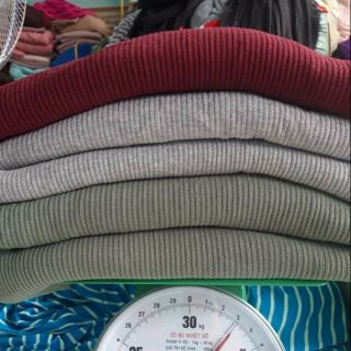 Sét vải len và sọc xanh và đen