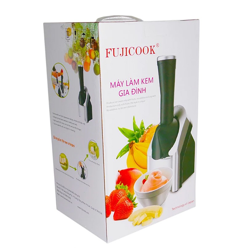 Máy làm kem từ trái cây đông đá FUJICOOK DD-59 (Đen)