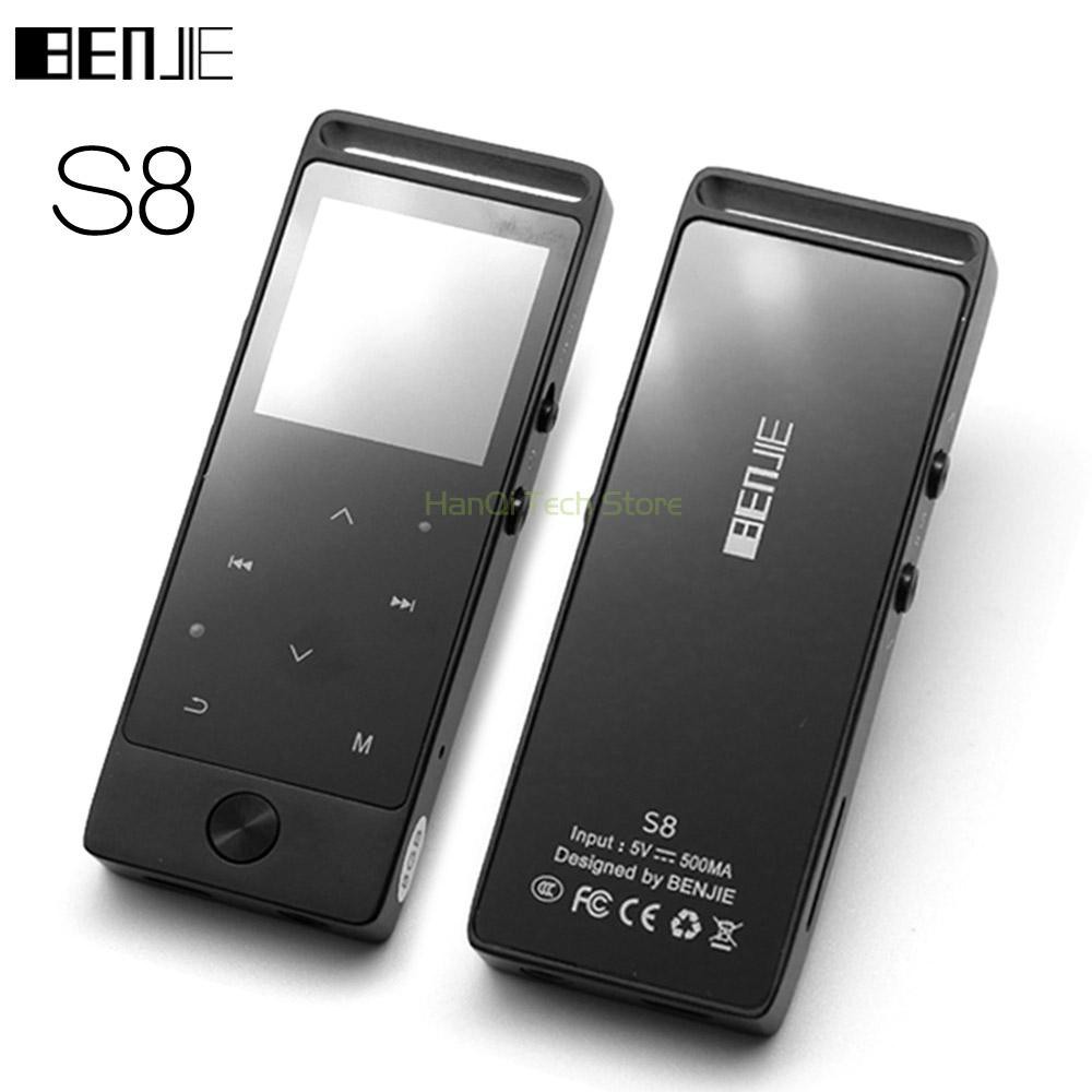 (CÓ SẴN) Máy nghe nhạc Benjie S5/S8 8Gb bản 2021 có bluetooth 5.0 (tặng kèm tai nghe chất lượng cao)