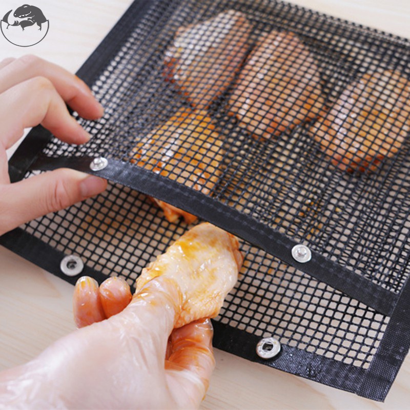 Túi Lưới Nướng Bbq Chống Dính Chịu Nhiệt Cao Tiện Dụng