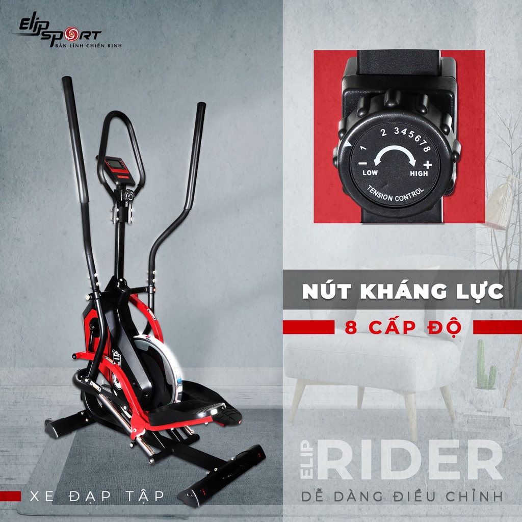 Xe Đạp Tập Thể Dục ELIP Rider - Thương hiệu Việt