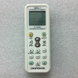 Điều Khiển Điều Hoà Đa Năng- Remote Máy Lạnh Đa Năng- Điều Khiển Từ Xa Máy Lạnh Đa Năng