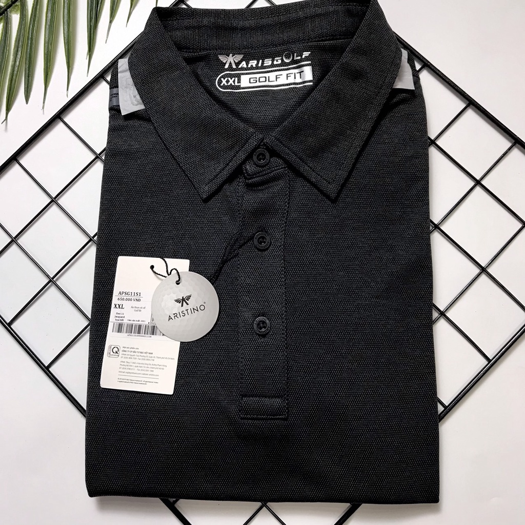 Áo polo nam Aristino dòng cao cấp siêu khô thoáng - thoải mái trong mọi vận động APSG11S1