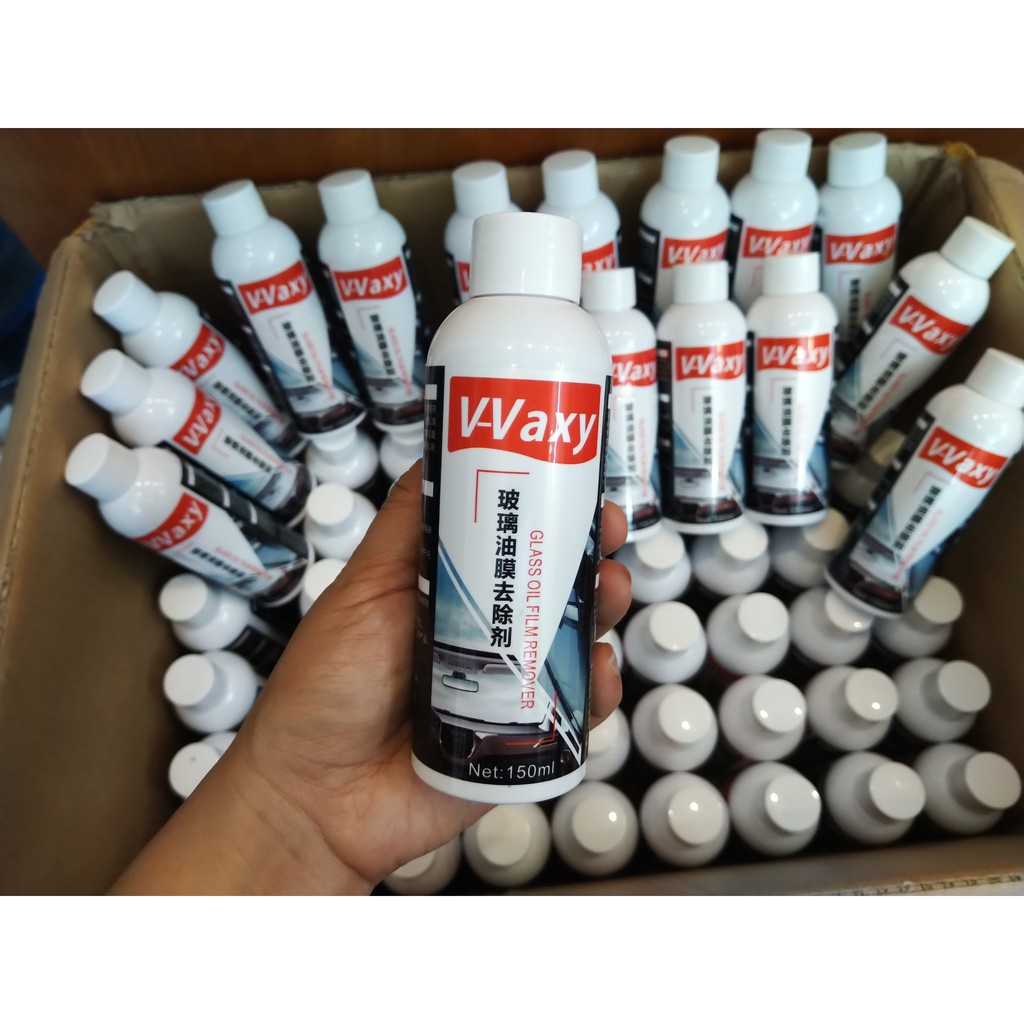 Lọ tẩy ố kính ôtô V-Vaxy, Vỉ 6 viên rửa kính