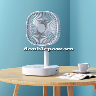 Quạt tích điện Doublepow M1 Pro dung lượng pin 16000mAh có thể gấp gọn hàng chính hãng