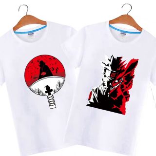 Áo Thun Tay Lửng Trắng Naruto