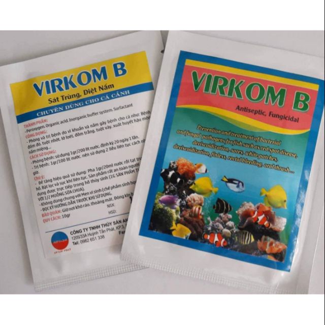 Virkom B Giúp cá sung khỏe