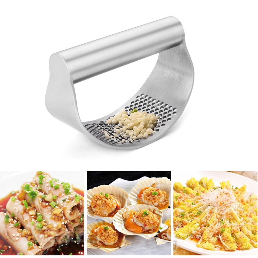 Dụng Cụ Nghiền Tỏi Bằng Thép Không Gỉ