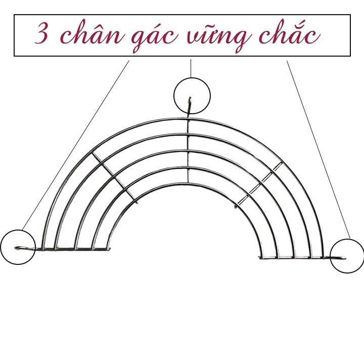 Khay ráo dầu, Giá để đồ chiên rán ráo dầu mỡ gắn trực tiếp lên chảo đa năng tiện dụng