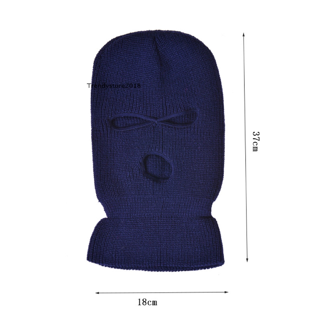 Mũ beanie kèm khẩu trang 3 lỗ giữ ấm mùa đông thời trang 2018