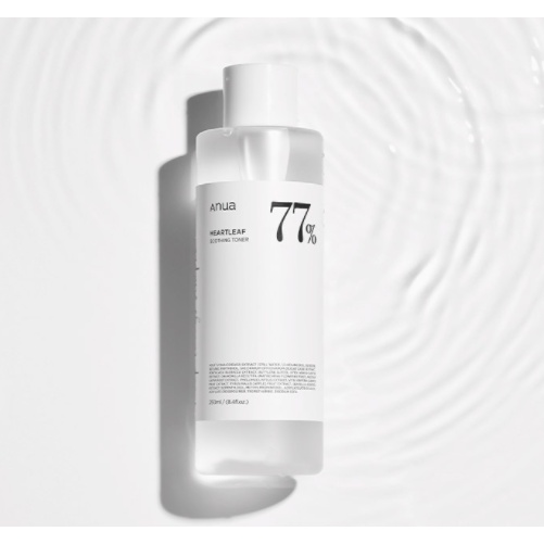 Nước hoa hồng cấp ẩm cân bằng da Anua Heartleaf 77% Soothing Toner 250ml/500ml