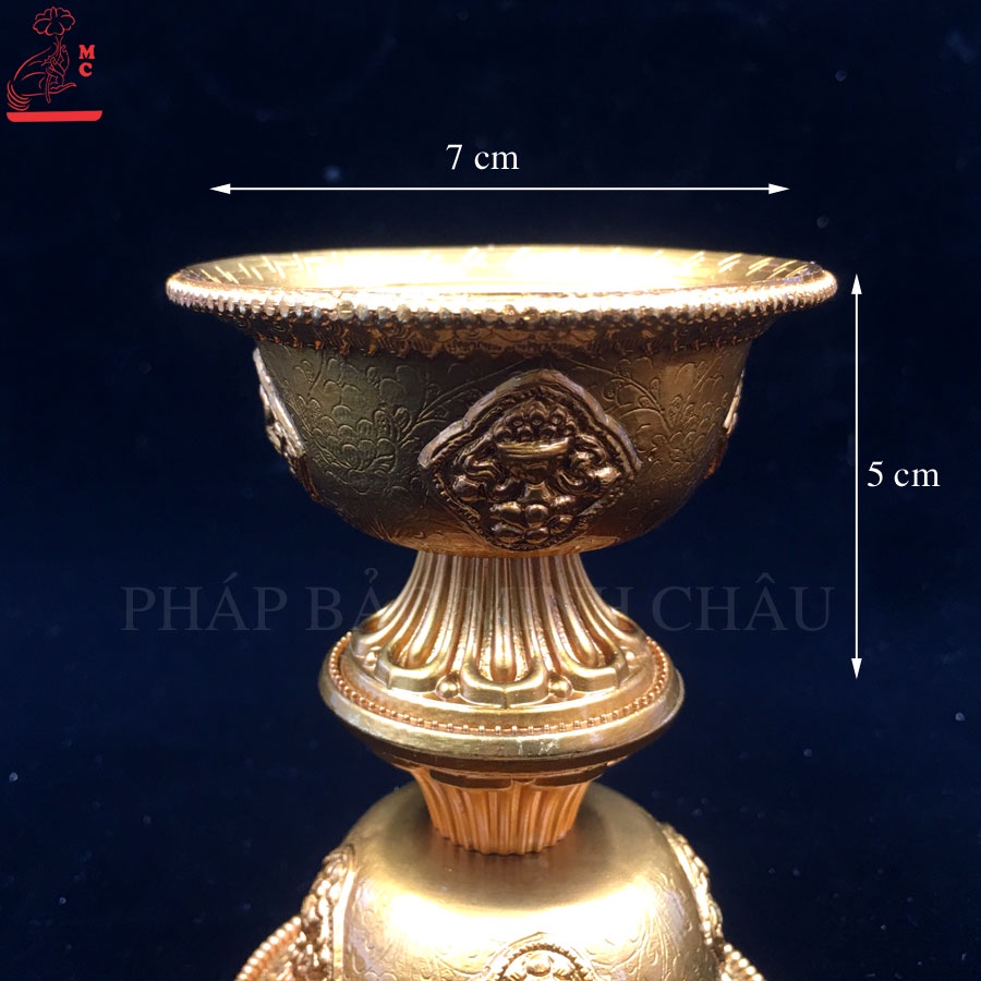 [PBMC]CHÉN CÚNG 8 CÁT TƯỜNG ĐỒNG (C287Q) - VÀNG