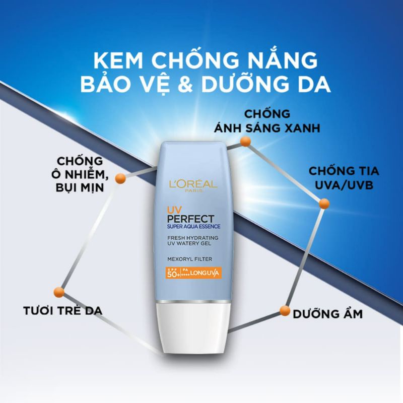 Kem chống nắng bảo vệ da L'Oreal Paris UV Perfect SPF50+ PA++++ 30ml