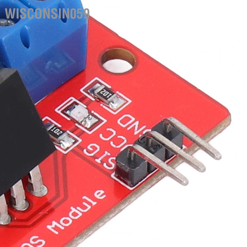 Wisconsin059 4Pcs IRF520 Driver Module MOS Drive Board Accessory Set Kit for Raspberry Pi 0‑24V