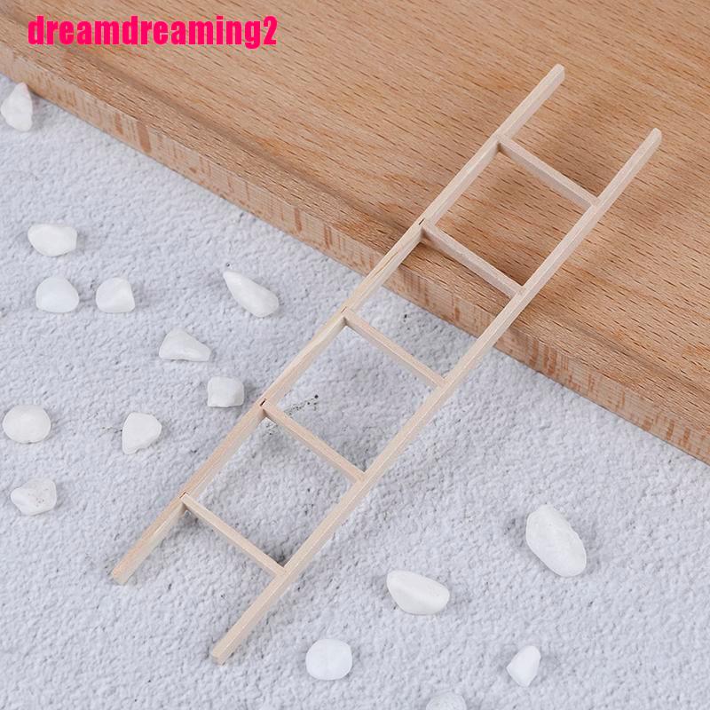 Thang Gỗ Mini Trang Trí Nhà Búp Bê