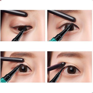 Bút kẻ mắt Chống Lem trôi Nét Mảnh Peacock Eyeliner Gecomo PH
