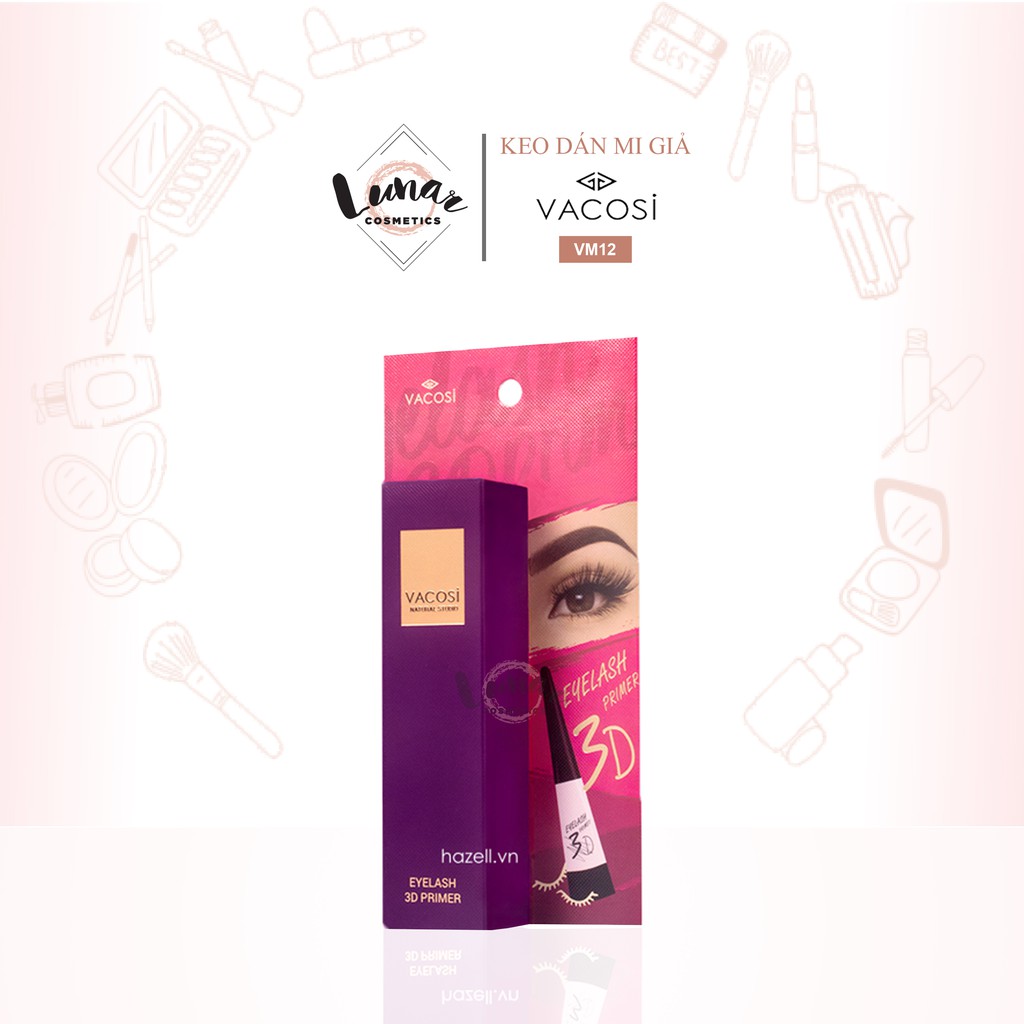 [Đại Lý Vacosi] Keo Dán Mi Giả Vacosi Natural Studio Eyelash 3D Adhesive (8ml)