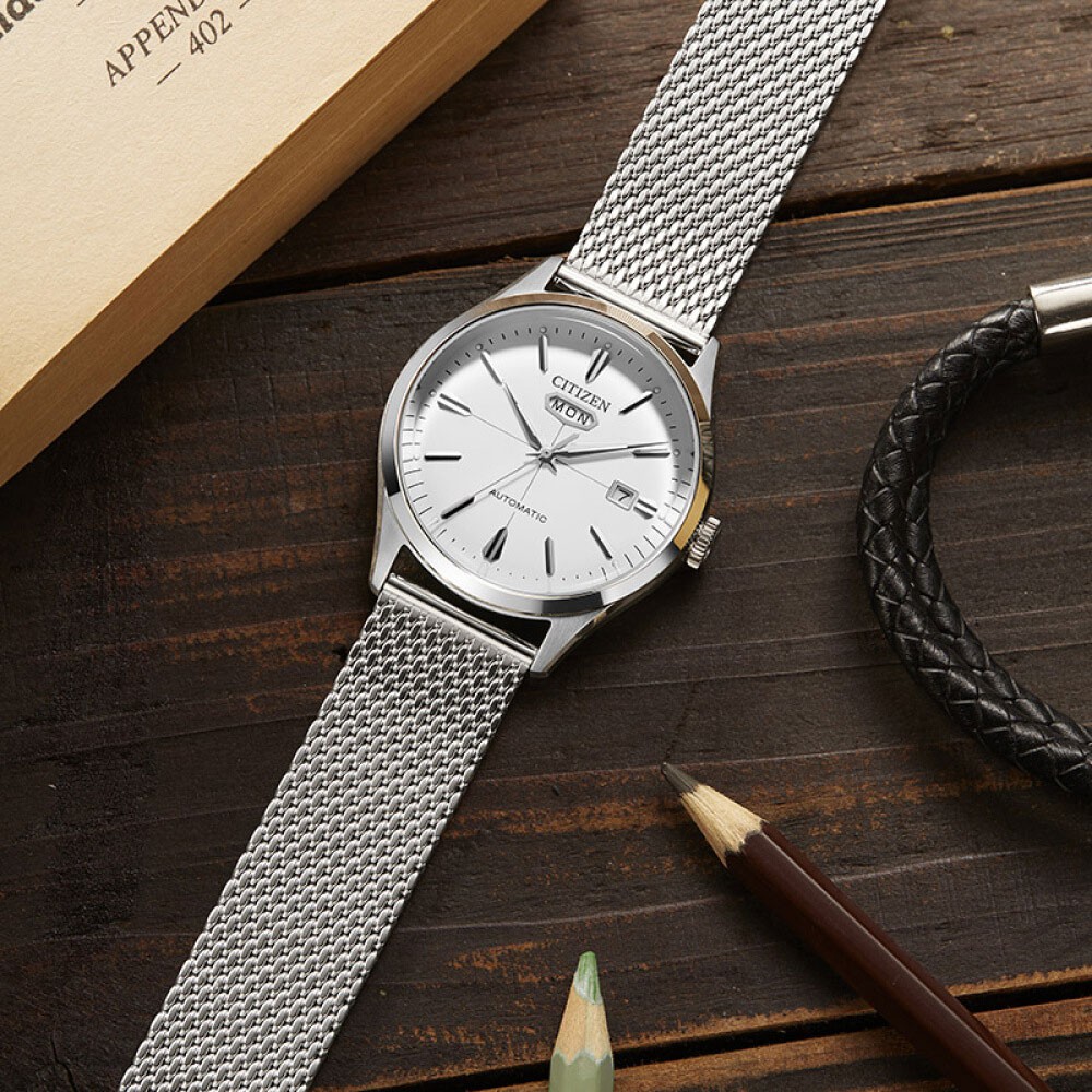 Đồng Hồ Citizen C7 Unisex Dây Thép Không Gỉ NH8390-89A - Mặt Trắng