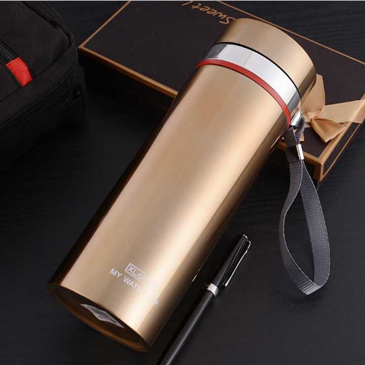 [Combo 2 Bình] Bình giữ nhiệt inox SUS 304 cao cấp 1000ml có nắp lọc trà , giữ nóng giữ lạnh đến 12 tiếng