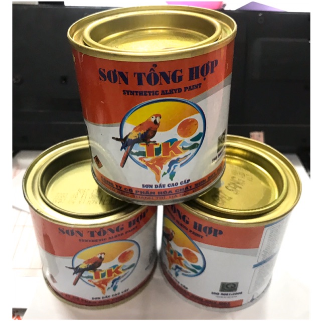 Sơn Tổng Hợp TK sơn gỗ, kim loại, bê tông... lọ 0.8kg