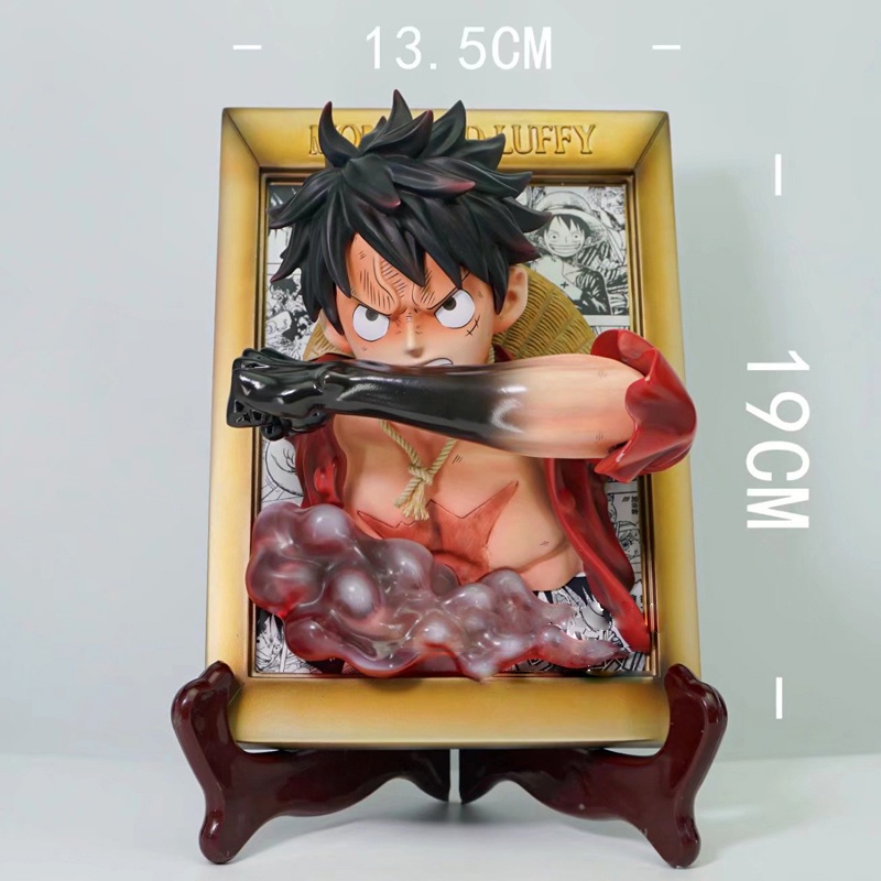 Mô hình tranh 3d luffy sabo luffy phiên bản đặc biệt ( one piece )
